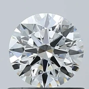 0.58 Carat Round H IF Natural Diamond