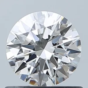0.58 Carat Round H VVS1 Natural Diamond