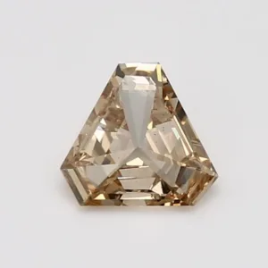 0.65 Carat Shield Fancy Brown Yellow VS2 Natural Diamond