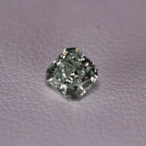0.7 Carat Radiant Green Natural Diamond