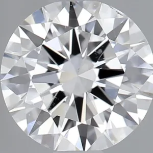 0.7 Carat Round D SI1 Natural Diamond
