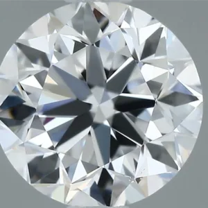 0.7 Carat Round D VS2 Natural Diamond