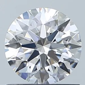 0.7 Carat Round E VVS2 Natural Diamond