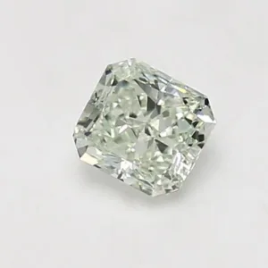 0.71 Carat Radiant Fancy Green VS1 Natural Diamond
