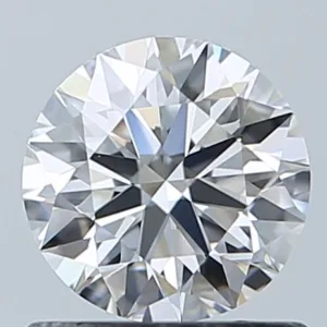 0.71 Carat Round D VVS2 Natural Diamond