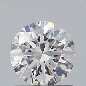 0.73 Carat Round D SI1 Natural Diamond