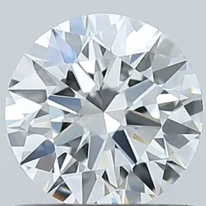 0.73 Carat Round D VVS1 Natural Diamond