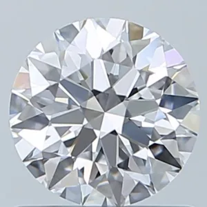 0.74 Carat Round D VVS1 Natural Diamond