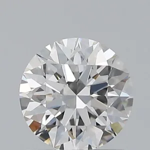 0.74 Carat Round F IF Natural Diamond