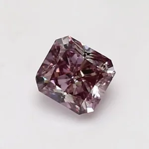 0.84 Carat Radiant Fancy Pink VS2 Natural Diamond