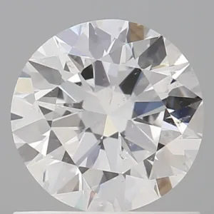 0.9 Carat Round D SI1 Natural Diamond