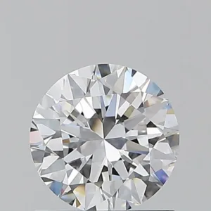 0.9 Carat Round D VVS2 Natural Diamond