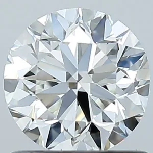 0.9 Carat Round H IF Natural Diamond