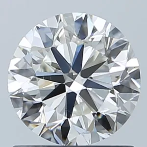 0.9 Carat Round H VVS2 Natural Diamond