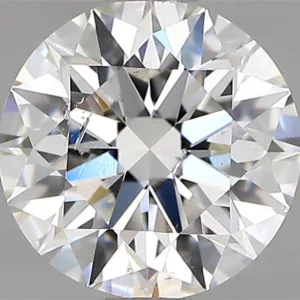 0.91 Carat Round H SI2 Natural Diamond