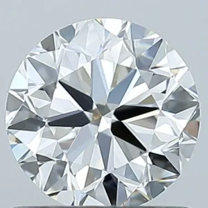 0.91 Carat Round H VVS2 Natural Diamond