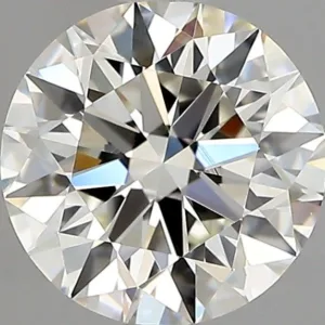 0.91 Carat Round I VVS2 Natural Diamond