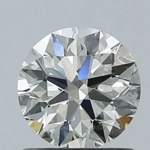 0.91 Carat Round J VVS1 Natural Diamond