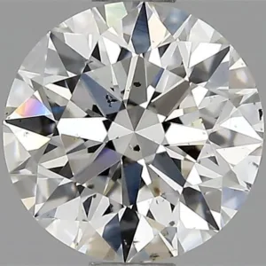 0.93 Carat Round H SI1 Natural Diamond