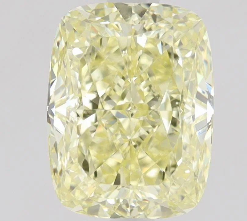 1 Carat Cushion Brilliant Fancy Yellow VS2 Natural Diamond 1 1 Carat Cushion Brilliant Fancy Yellow VS2 Natural Diamond
