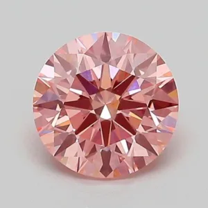 1.01 Carat Round Fancy Intense Pink VVS2 Lab Diamond