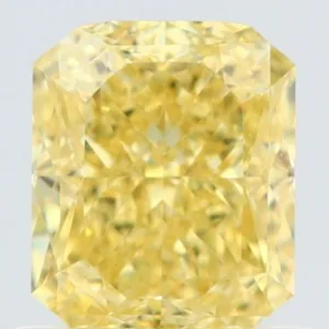 1.02 Carat Radiant Fancy Intense Yellow VS1 Natural Diamond