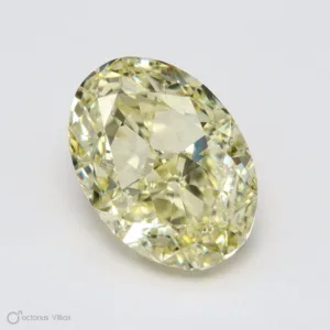 1.05 Carat Oval Fancy Light Yellow VS1 Natural Diamond