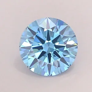1.06 Carat Round Fancy Vivid Blue VS1 Lab Diamond