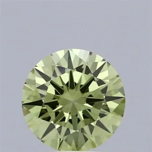 1.07 Carat Round Fancy Vivid Green VS1 Lab Diamond