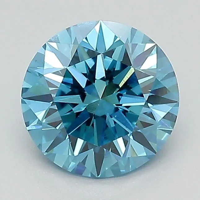 1.43 Carat Round Fancy Vivid Blue VS1 Lab Diamond 1 1.43 Carat Round Fancy Vivid Blue VS1 Lab Diamond