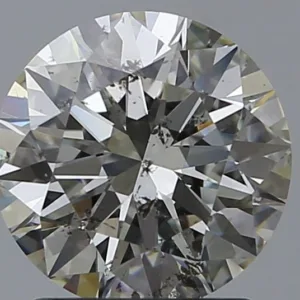 1.51 Carat Round K SI2 Natural Diamond