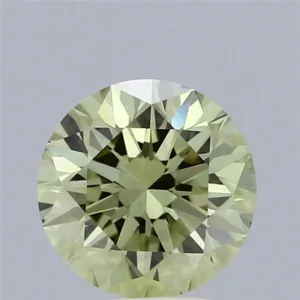 1.6 Carat Round Fancy Intense Green VS1 Lab Diamond