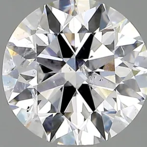 1.63 Carat Round D SI2 Natural Diamond