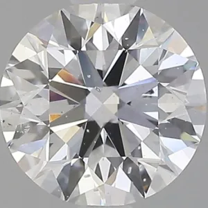 1.76 Carat Round D SI2 Natural Diamond