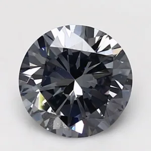 2 Carat Round Fancy Gray SI1 Natural Diamond