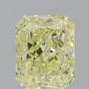 2.01 Carat Radiant Fancy Yellow VS1 Natural Diamond
