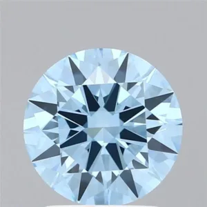 2.01 Carat Round Fancy Vivid Blue VVS2 Lab Diamond