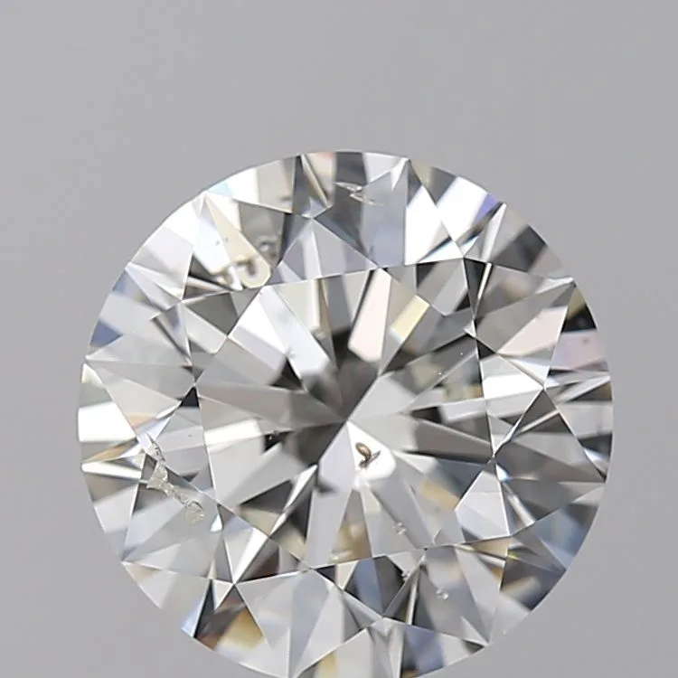2.01 Carat Round H SI1 Natural Diamond 1 2.01 Carat Round H SI1 Natural Diamond