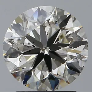 2.01 Carat Round J SI2 Natural Diamond