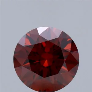 2.04 Carat Round Fancy Deep Orange VVS2 Lab Diamond