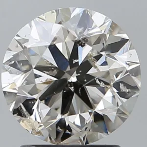 2.04 Carat Round J SI2 Natural Diamond