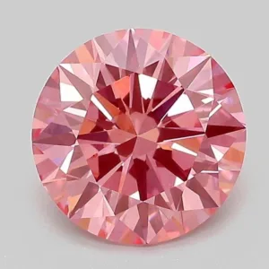 2.05 Carat Round Fancy Vivid Pink VS1 Lab Diamond
