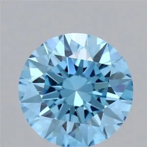 2.51 Carat Round Fancy Vivid Blue VS1 Lab Diamond