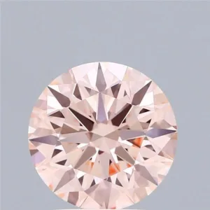 2.52 Carat Round Fancy Intense Pink VVS2 Lab Diamond