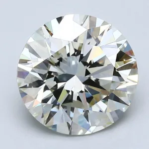 2.52 Carat Round K VVS2 Natural Diamond