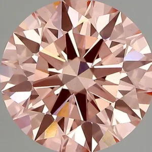 2.56 Carat Round Fancy Vivid Pink VS1 Lab Diamond