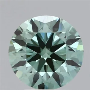 2.97 Carat Round Fancy Vivid Green VS1 Lab Diamond