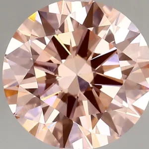 2.99 Carat Round Fancy Vivid Pink VVS2 Lab Diamond