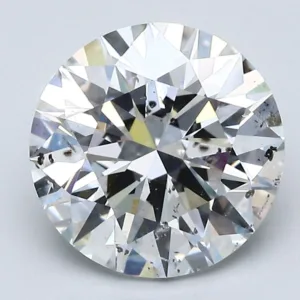 3.01 Carat Round E SI2 Natural Diamond