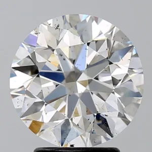 3.01 Carat Round F SI1 Natural Diamond